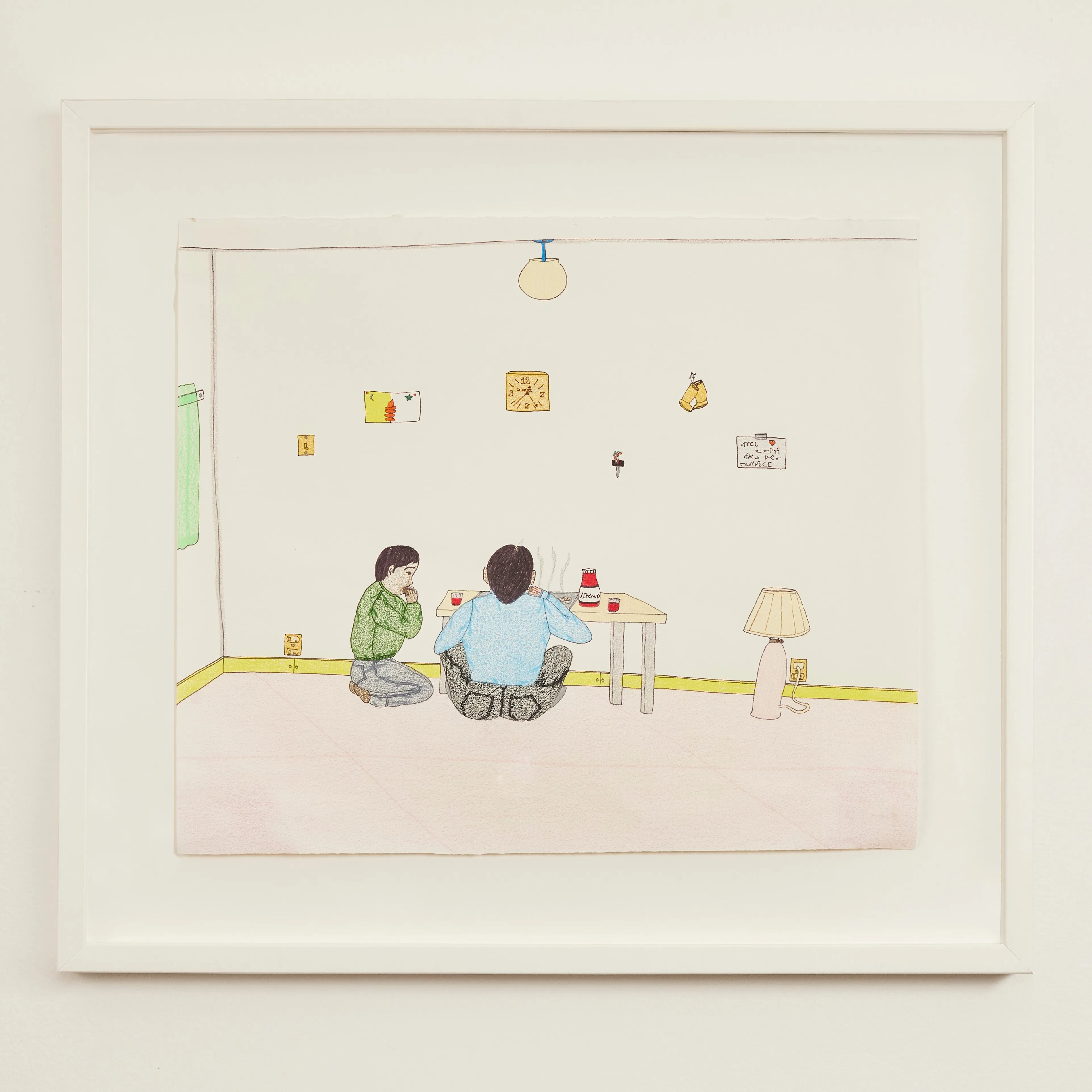 ANNIE POOTOOGOOK "EATING AT THE TABLE", 2006