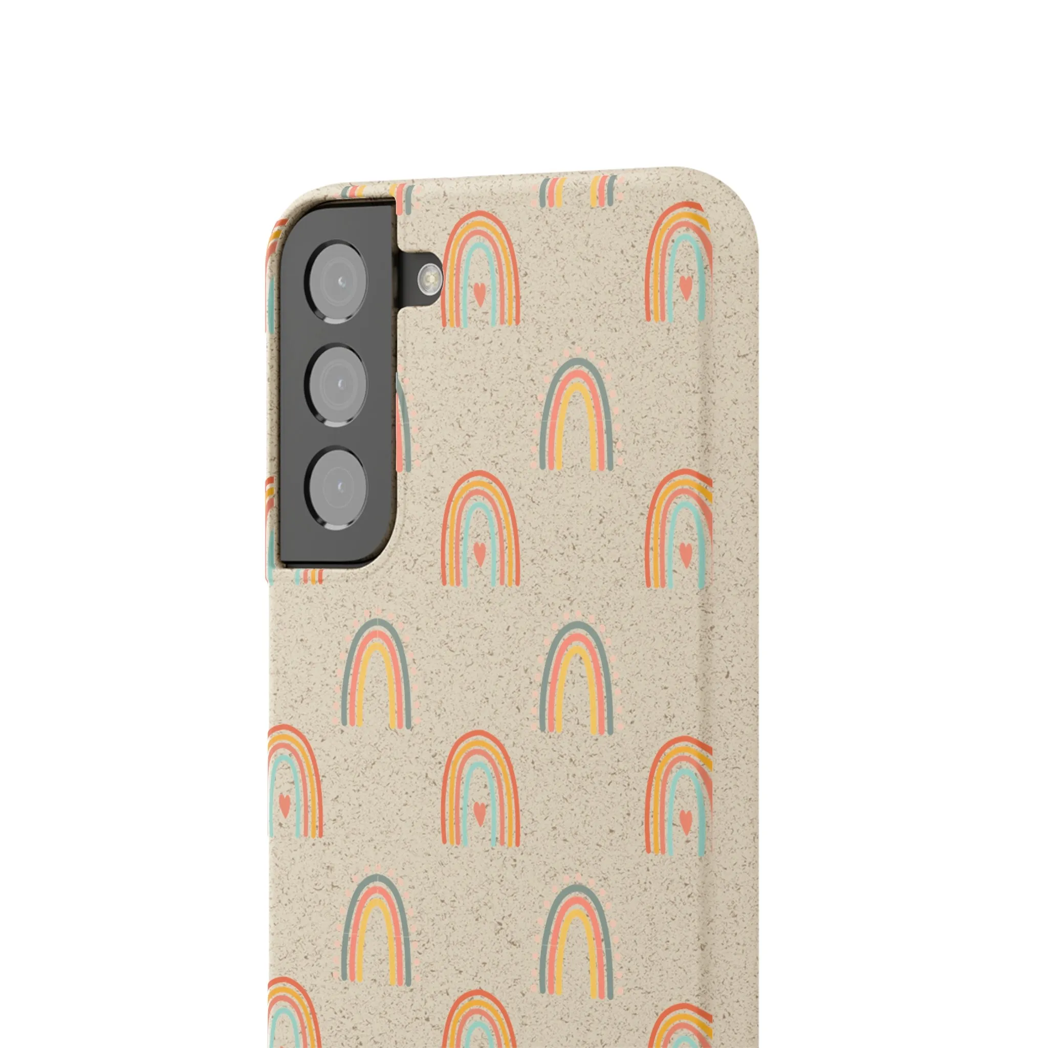 Biodegradable Cell Phone Case - Retro Rainbow