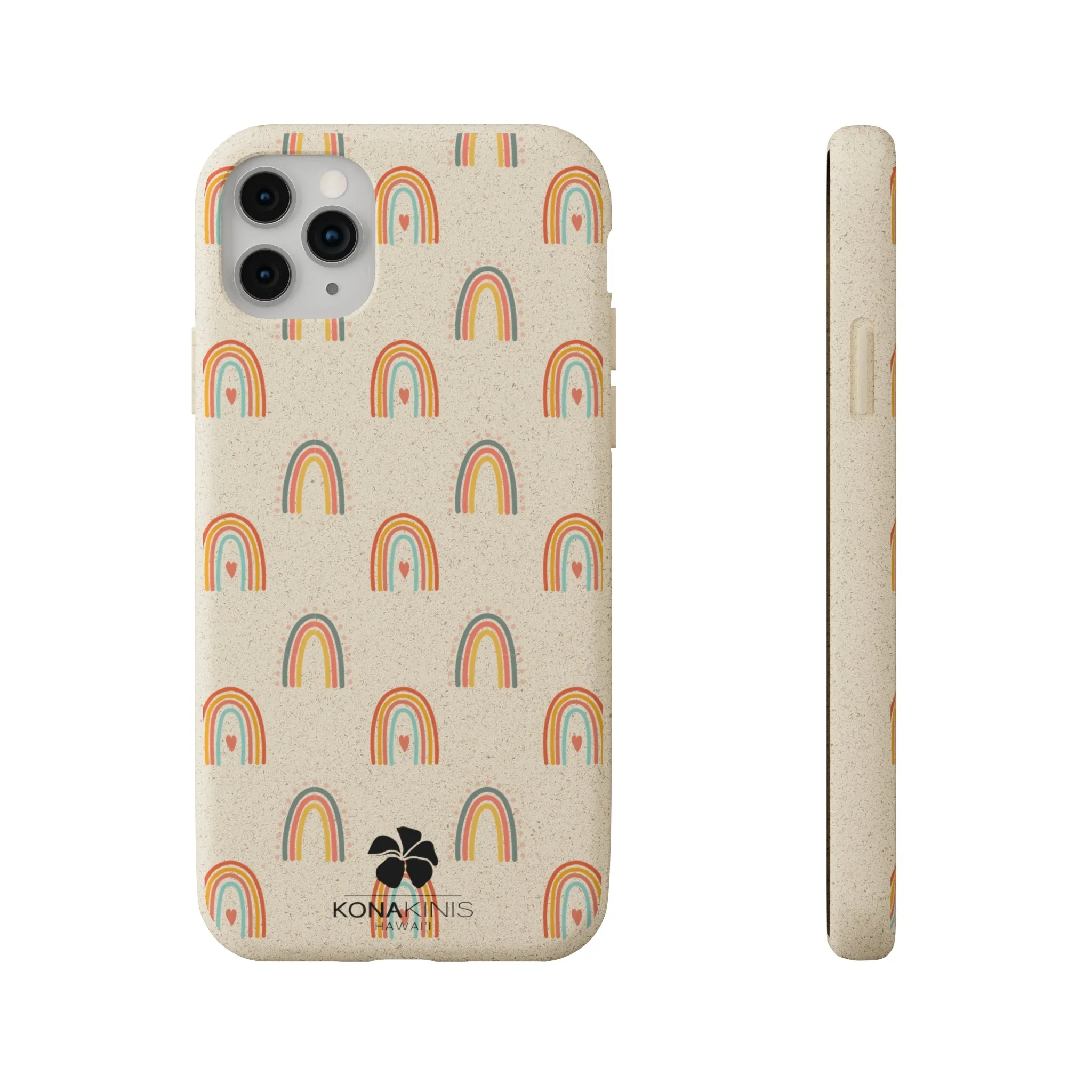 Biodegradable Cell Phone Case - Retro Rainbow