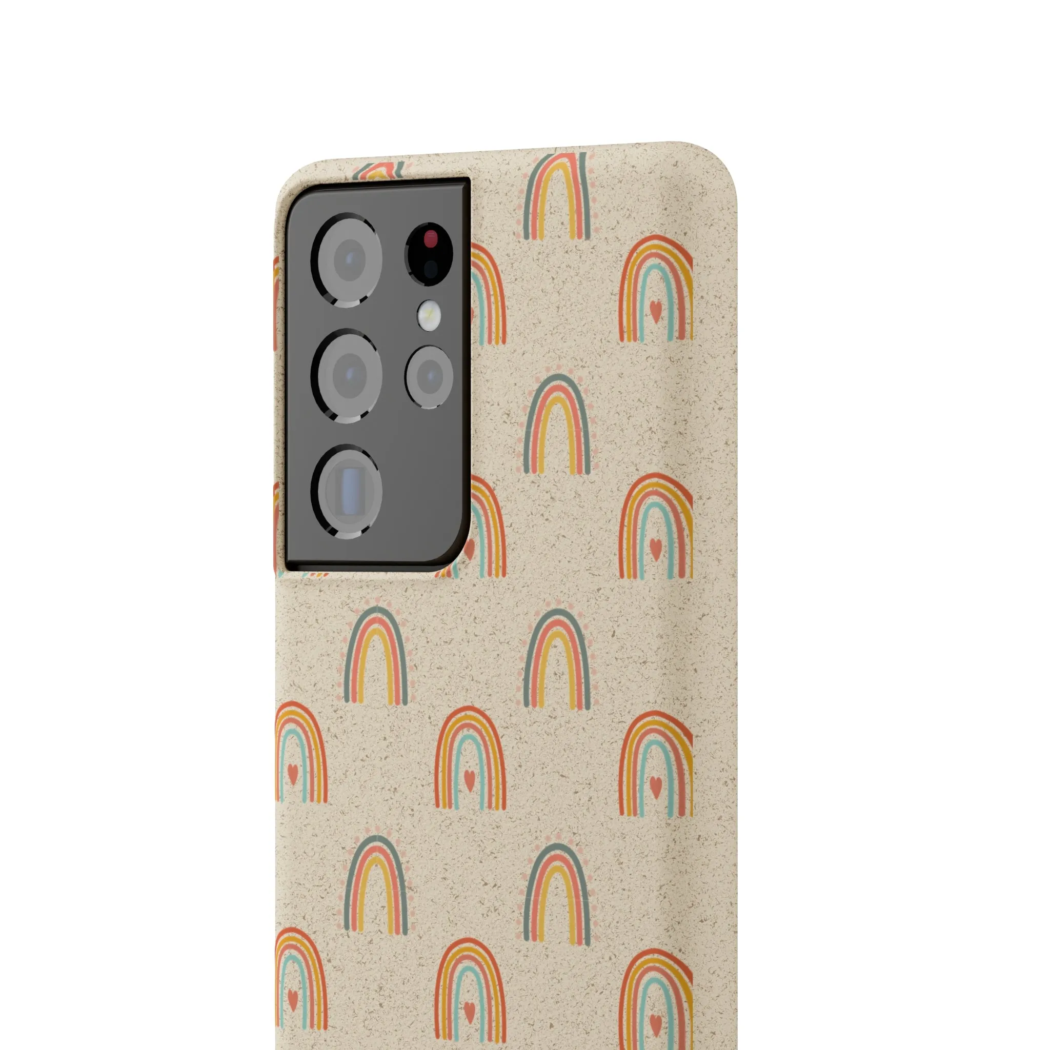 Biodegradable Cell Phone Case - Retro Rainbow