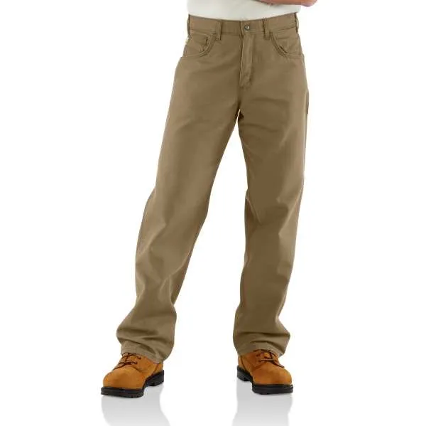 CARHARTT FR KHAKI CANVAS DUNGAREES