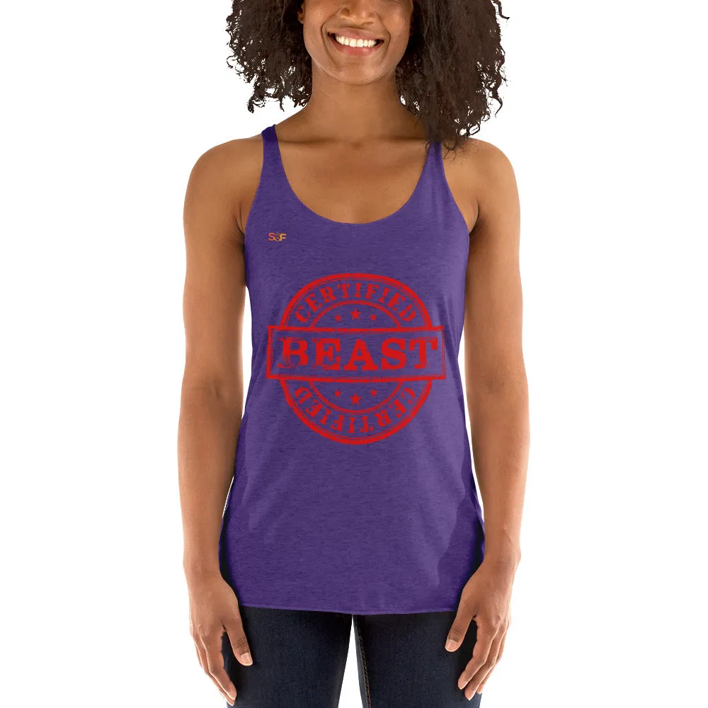 Certified Beast Women's Racerback Tank