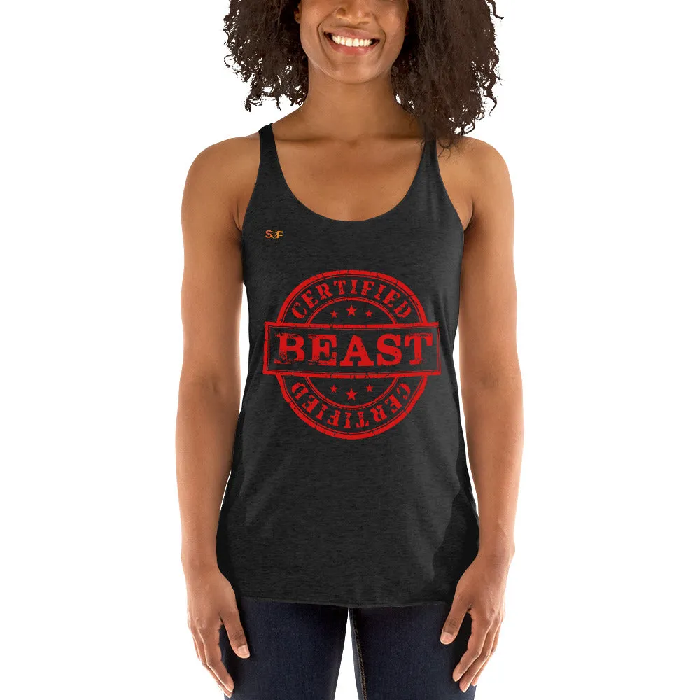 Certified Beast Women's Racerback Tank
