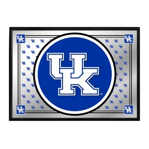 Kentucky Wildcats: Team Spirit - Framed Mirrored Wall Sign