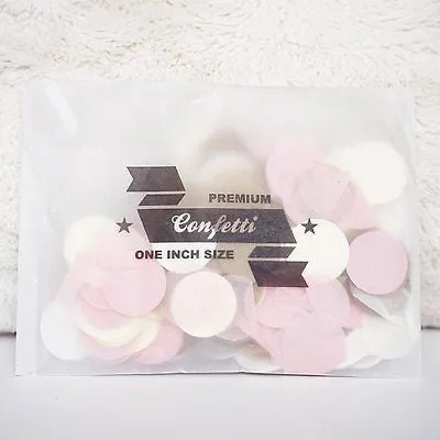 Pink and Gold Tissue Paper Circle Confetti Party Decoration Wedding Baby Shower